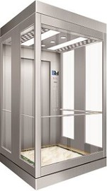 Classic Square Glass Observation Elevator